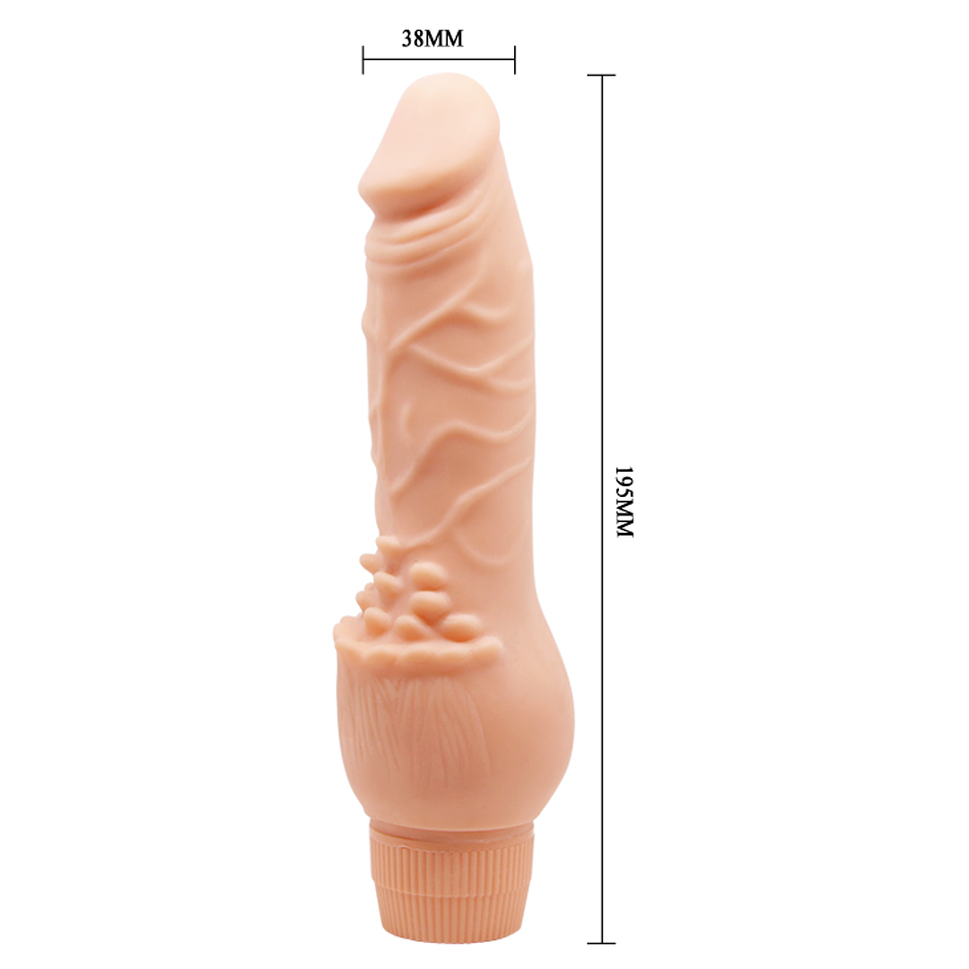 PLEASURE FANTASY | Vibrador Realistico PVC a Pilas