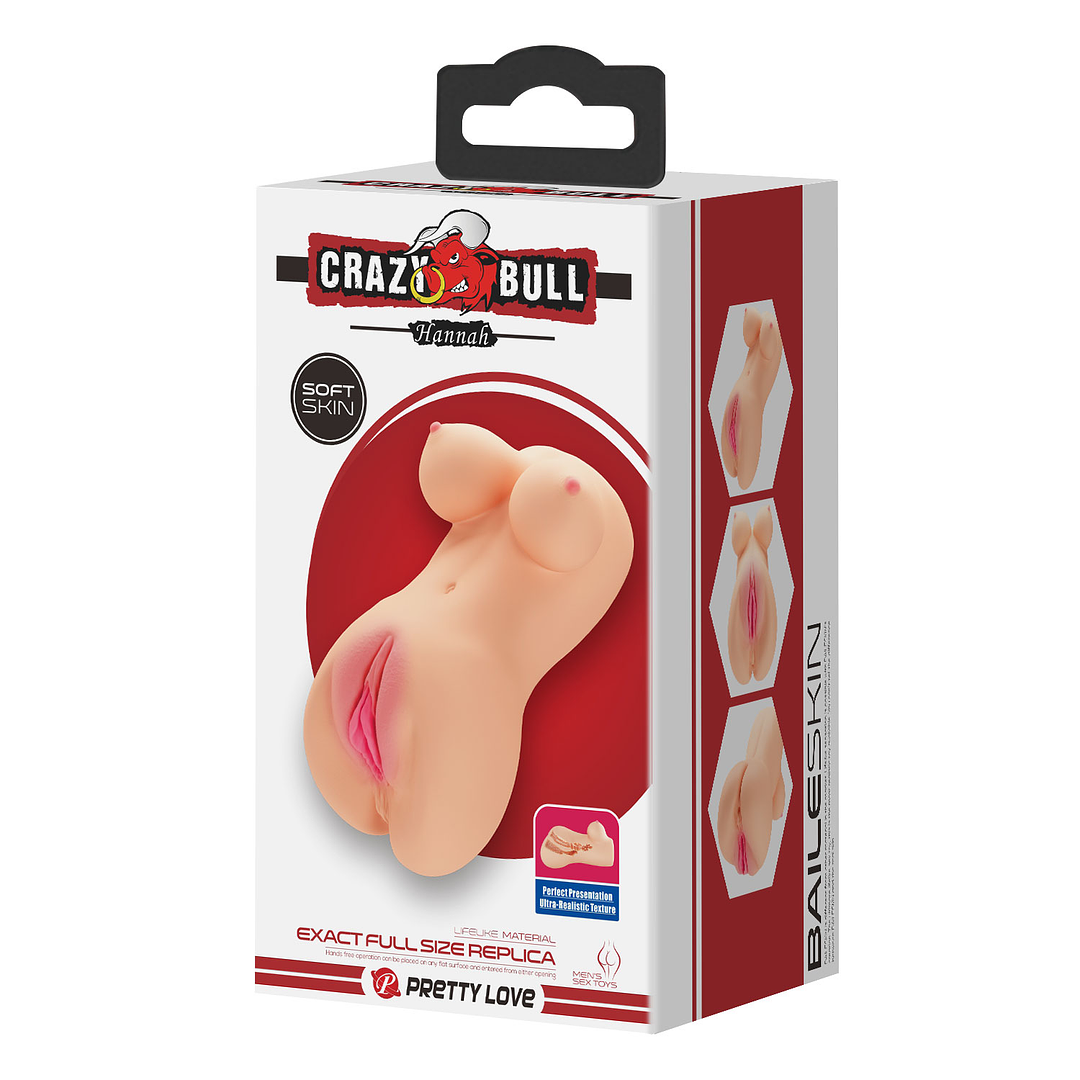 CRAZY BULL Hannah | Masturbador Doble