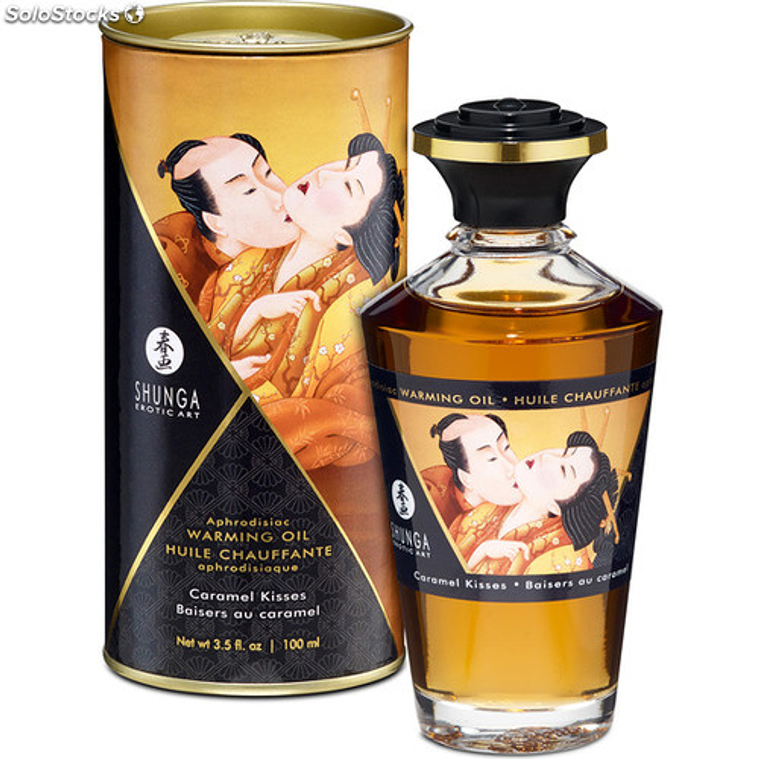Aceite afrodisiaco efecto calor warming oil shunga sexshop antofagasta Vibrant Sex Shop