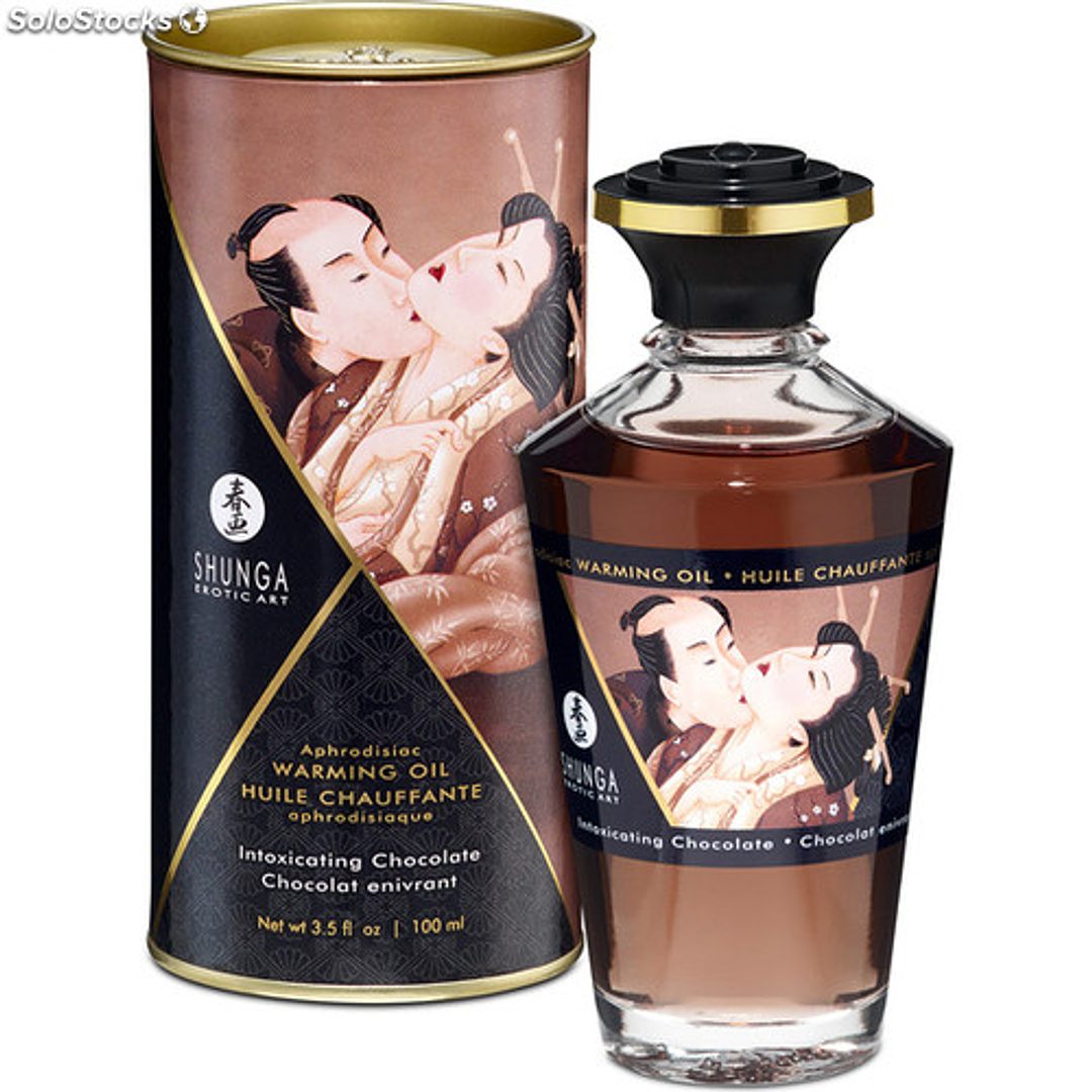 Aceite afrodisiaco efecto calor warming oil shunga sexshop antofagasta Vibrant Sex Shop