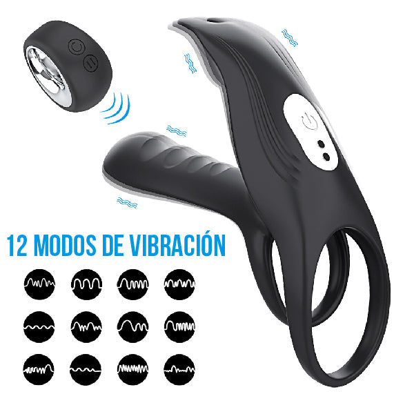 ANILLO TWICE | Anillo Vibrador con Control