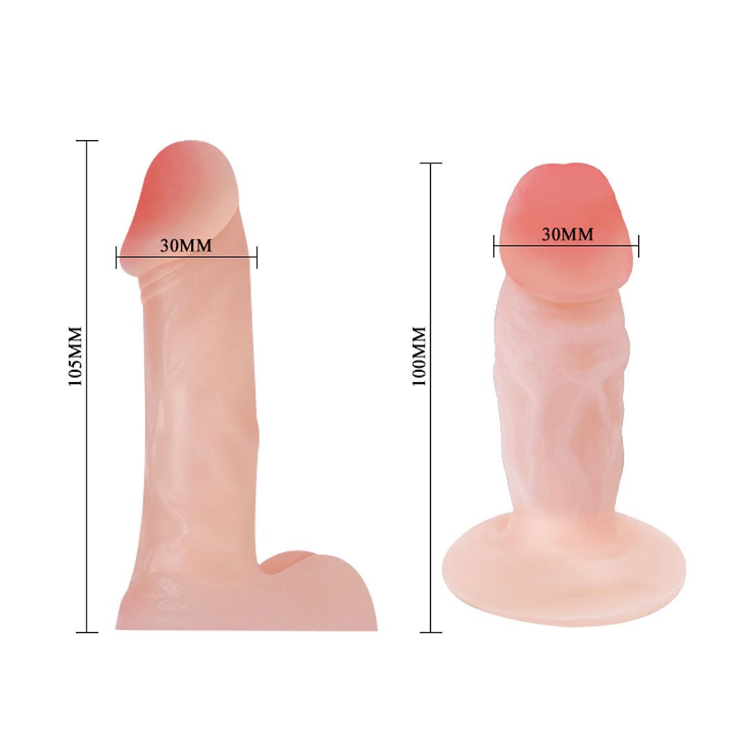 Arnes con doble set de dildo tpr pretty love Vibrant sexshop antofagasta