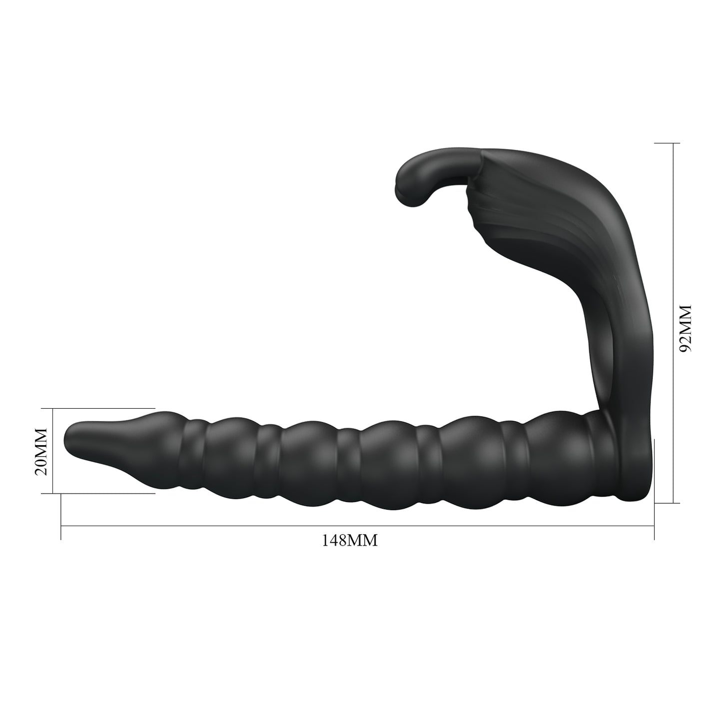 BLACKNEY | Anillo Vibrador Doble Penetración