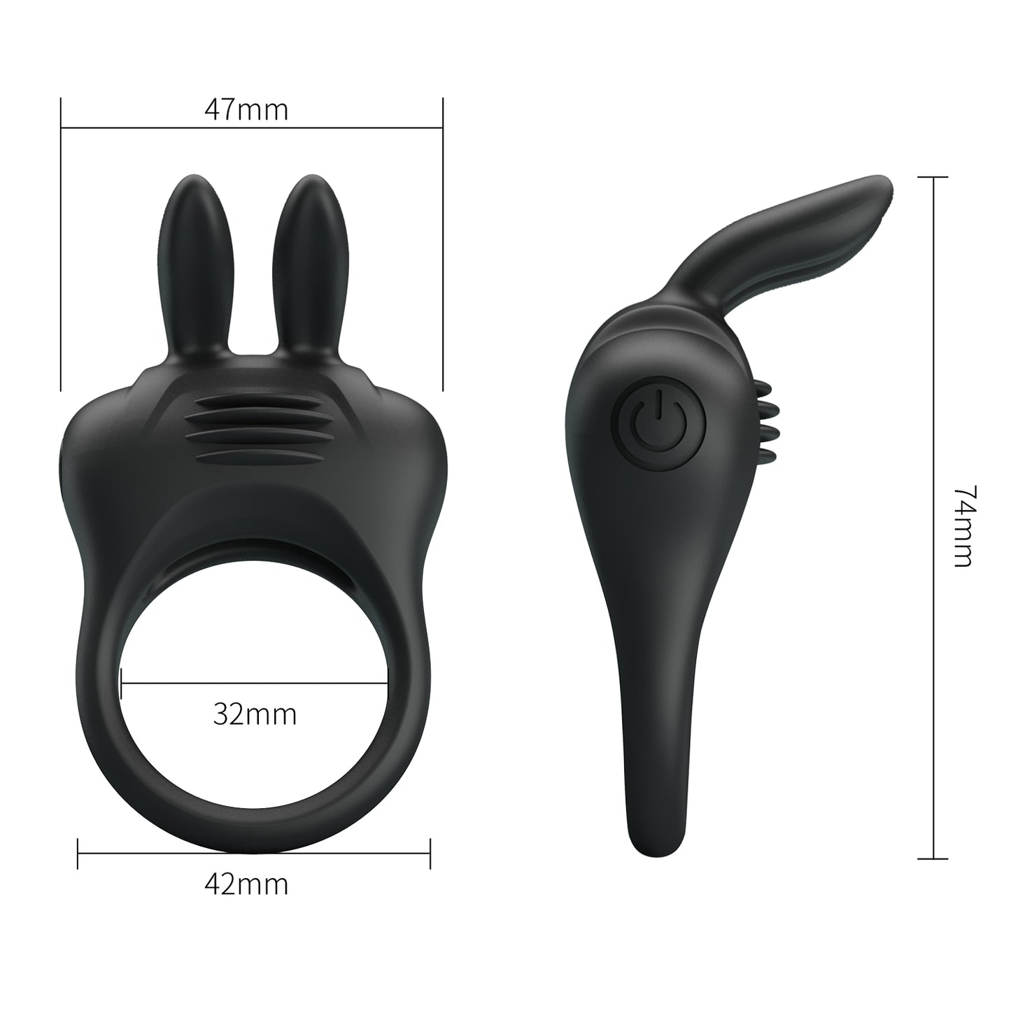 DAVION | Anillo Vibrador de Silicona