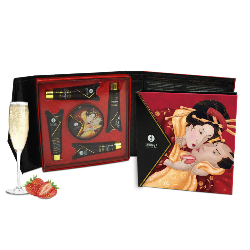 KIT SECRETOS DE GEISHA | Kit de Productos Shunga Frutilla