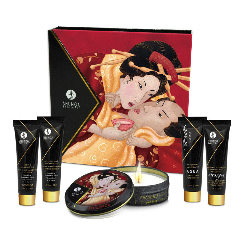 KIT SECRETOS DE GEISHA | Kit de Productos Shunga Frutilla