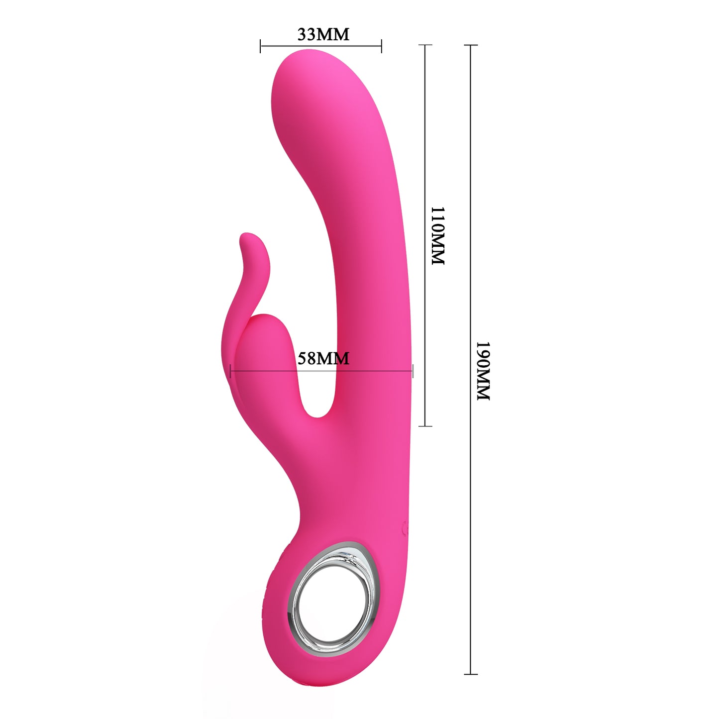 Vibrador dual pretty love carina recargable usb Vibrant sexshop antofagasta