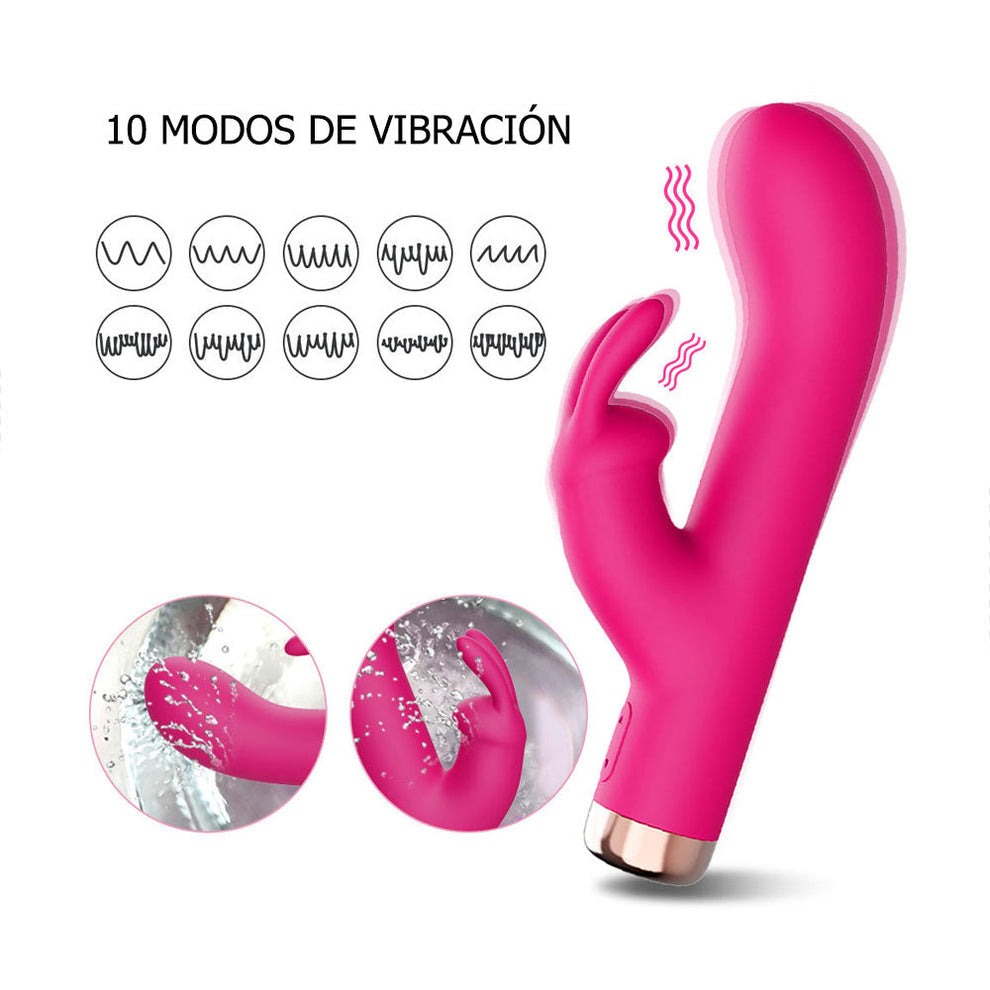 BUNNY LOLA | Vibrador Dual Conejito Recargable