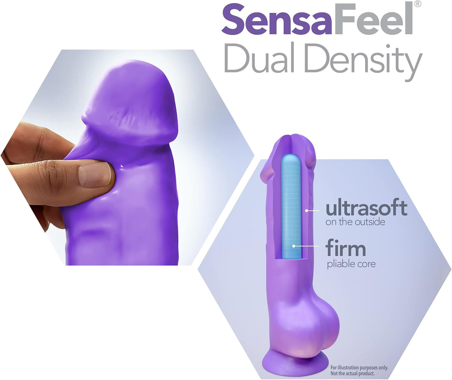 dildo doble densidad neo pink 7inch 18 cm blush Vibrant sexshop antofagasta