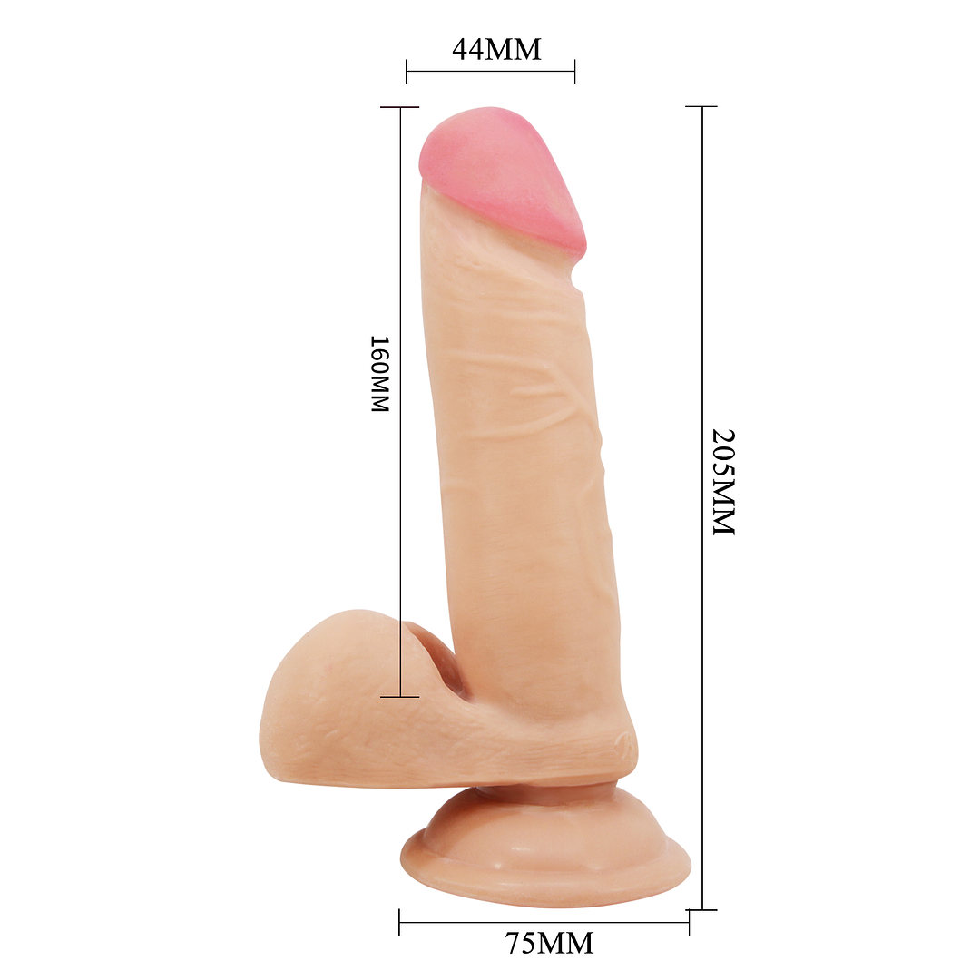 dildo realista piel deslizable 20cm creel pretty love Vibrant sexshop antofagasta