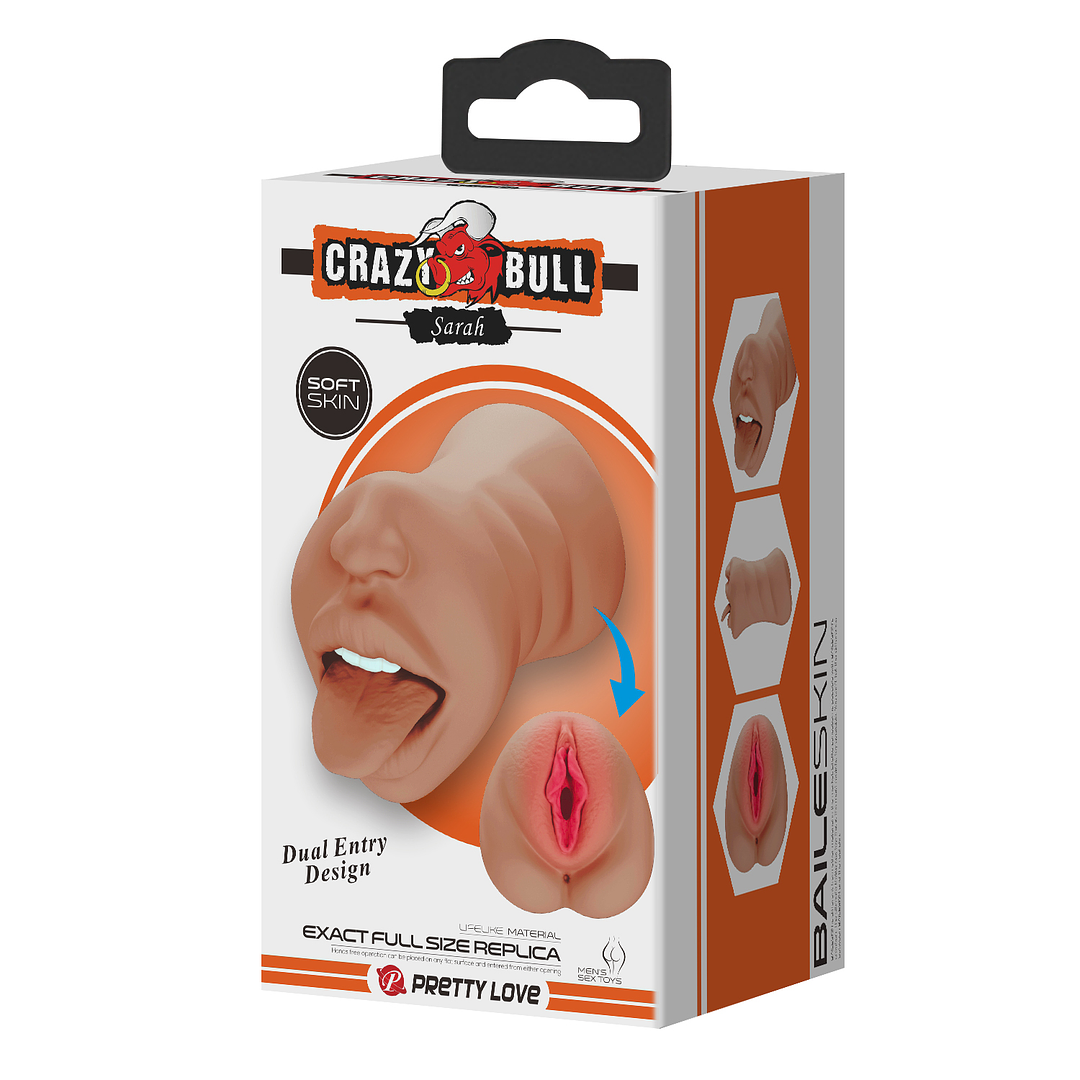 CRAZY BULL SARAH | Masturbador Doble