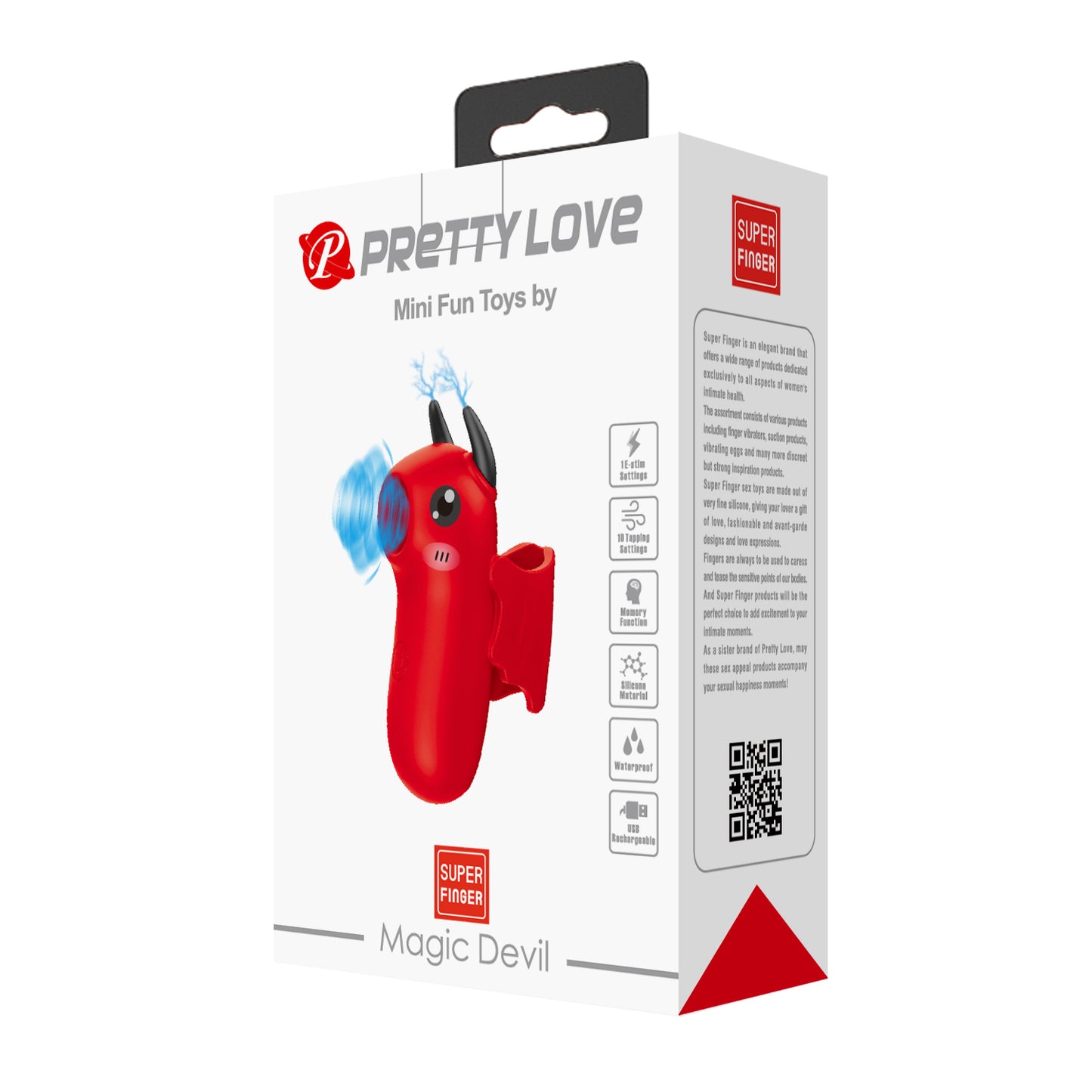 MAGIC DEVIL | Mini Vibrador de Dedo con Succión