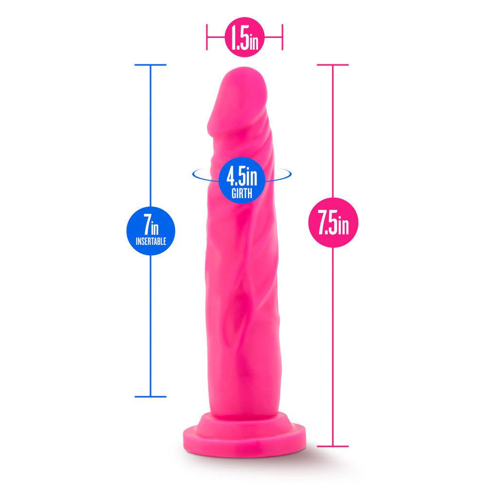 NEO 7.5" | Dildo Doble Densidad Neo Pink 18cm