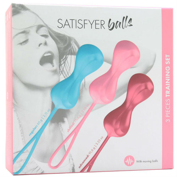 TRAINING BALLS | Set 3 Bolitas Kegel Diferentes Pesos con Movimiento