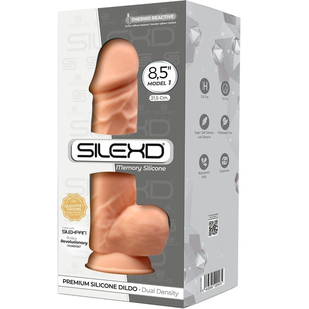 SILEXD MODEL 1 | Dildo Realista Termoreactivo 21,5cm Vainilla