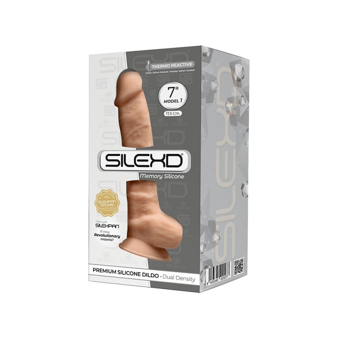 SILEXD MODEL 1 | Dildo Realista Termoreactivo 17,6cm Vainilla