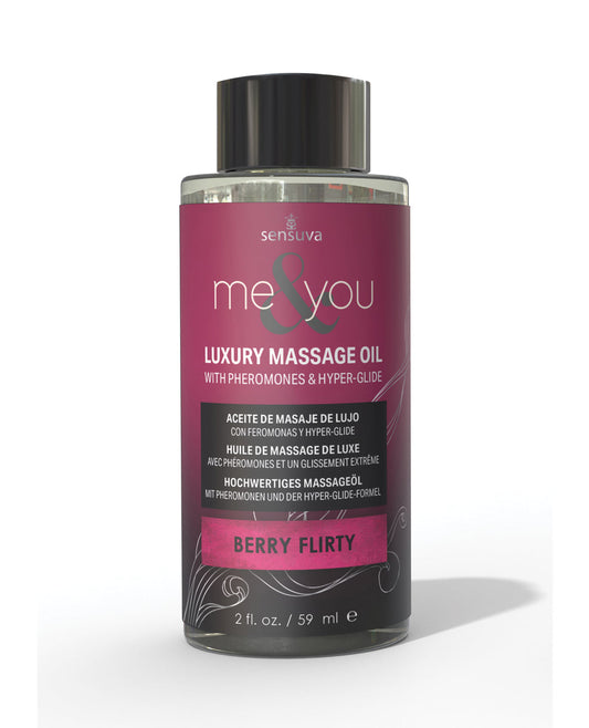 ME & YOU | Aceite de Masaje con Feromonas BERRY FLIRTY 59ml