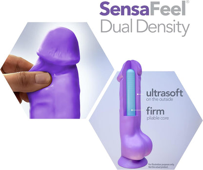 dildo doble densidad neo pink 7inch 18 cm blush Vibrant sexshop antofagasta