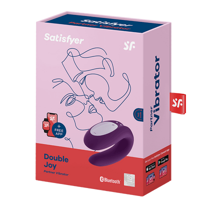DOUBLE JOY | Vibrador de Parejas con App Morado