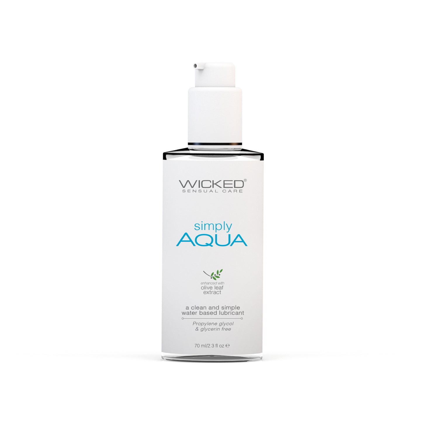 SIMPLY AQUA | Lubricante a Base de Agua con Extracto de Hoja de Olivo 70ml